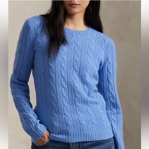Polo by Ralph Lauren Blue Cable Knit Sweater